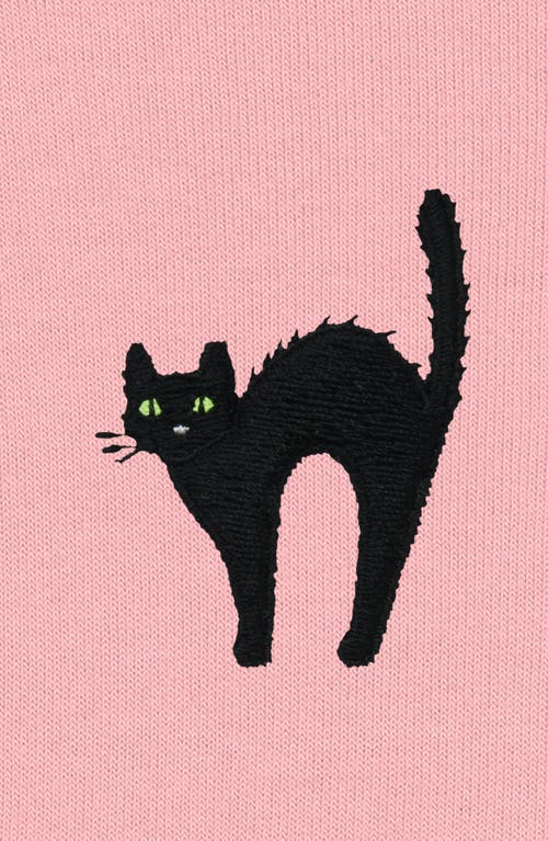 DALIX DALIX BLACK CAT CROPPED FLEECE HOODIE 