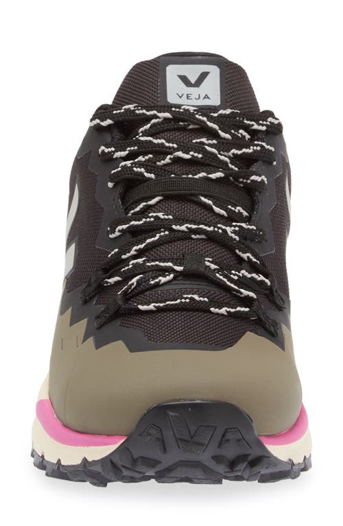 Veja X Fitz Roy Trek Water Repellent Trail Sneaker In Black Oxford-grey Kaki