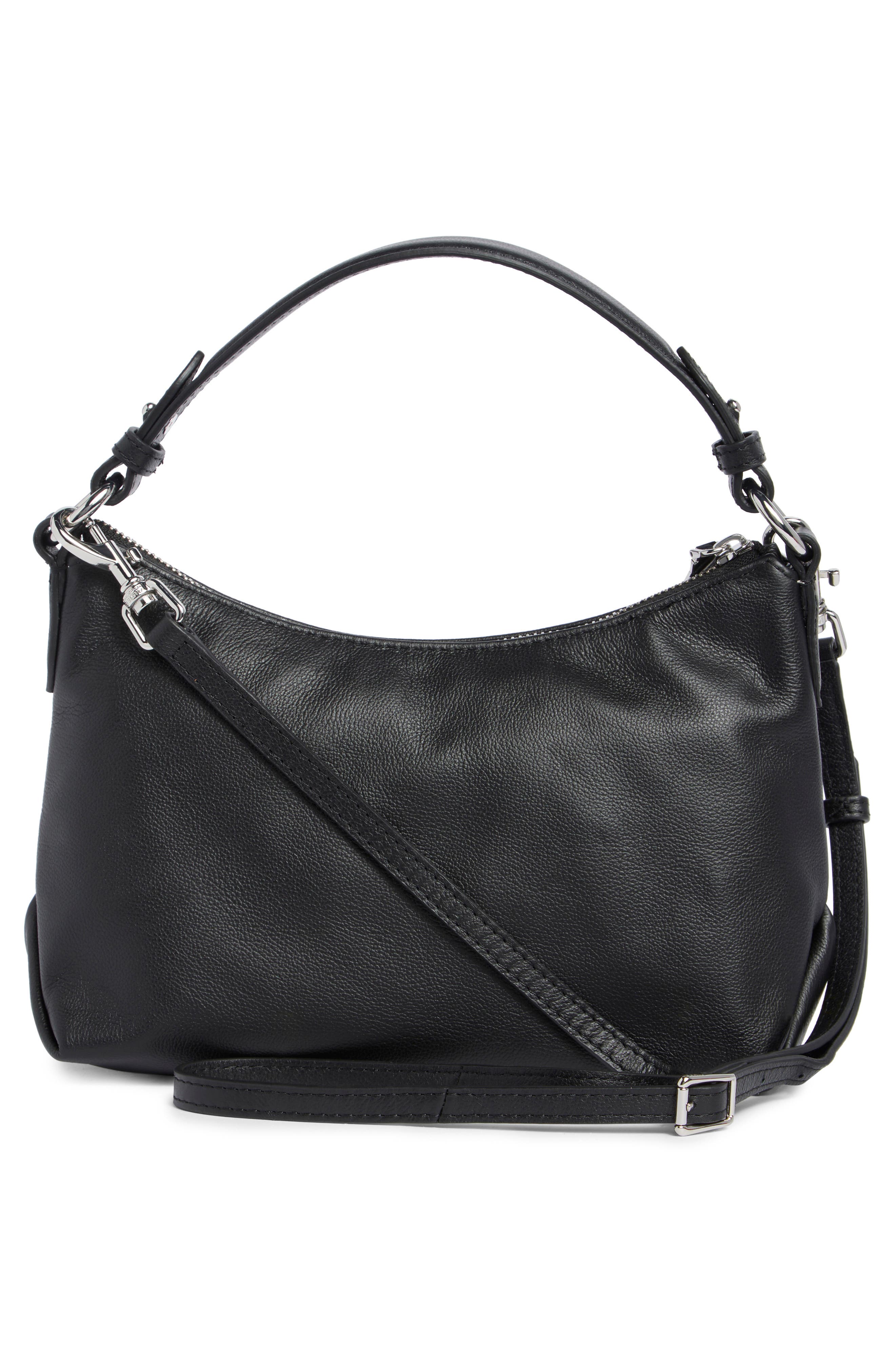 AIMEE City Beat Convertible Shoulder Bag, Alternate, color, Black W Grommets