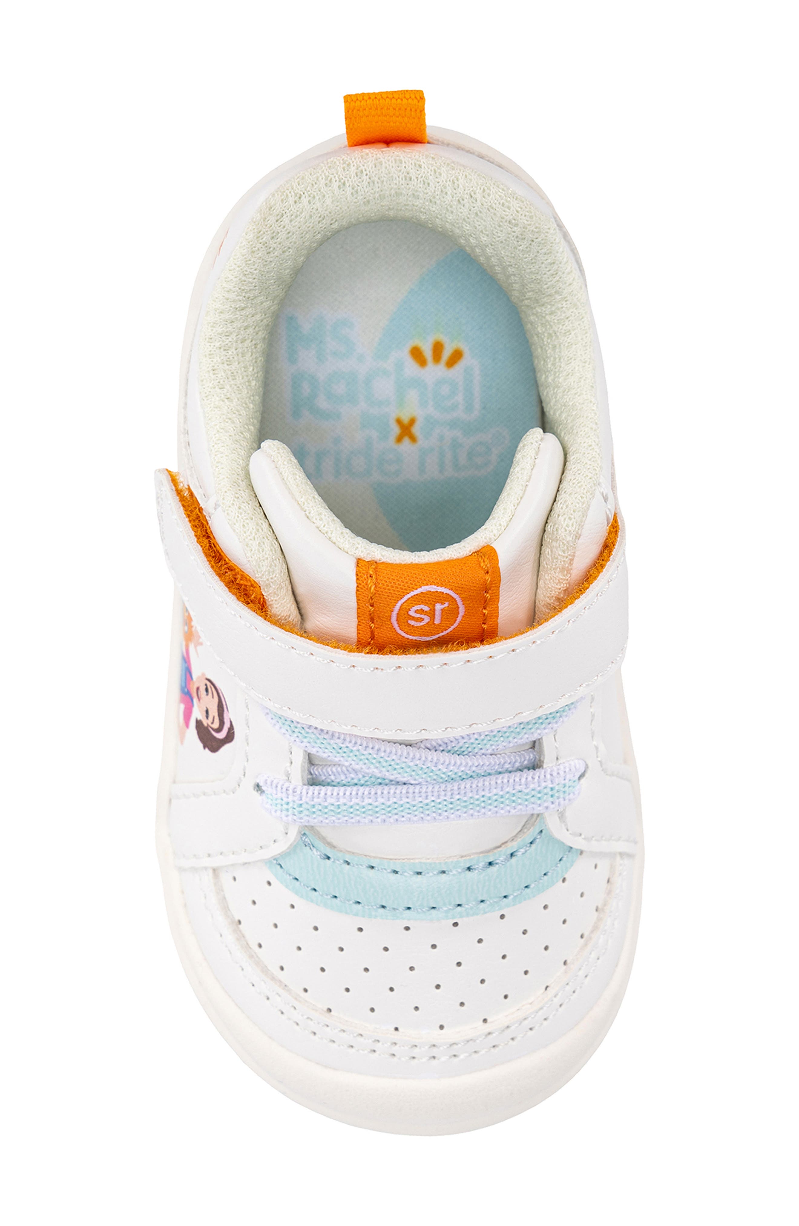 Stride Rite Kids' x Ms. Rachel Where Is Herbie Sneaker, Alternate, color, White
