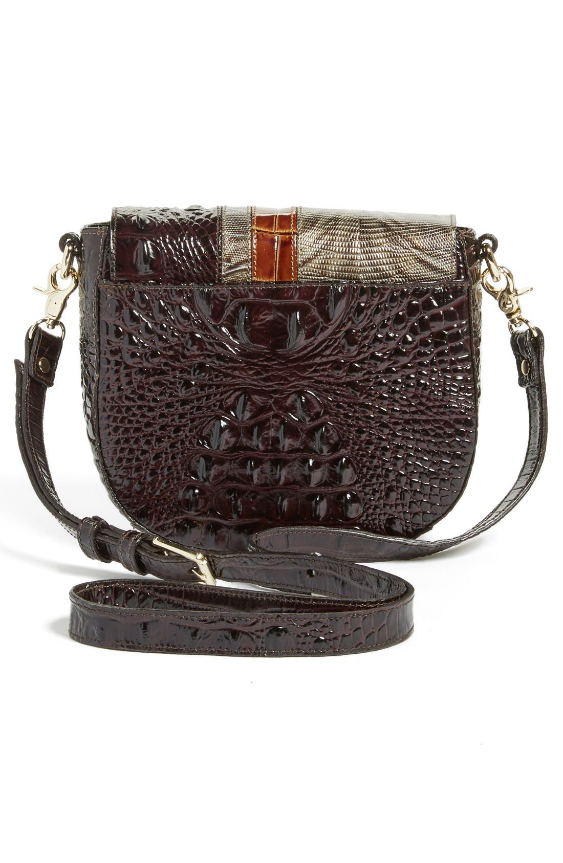 Brahmin 'Tillie' Embossed Leather Crossbody Bag, Alternate, color, 