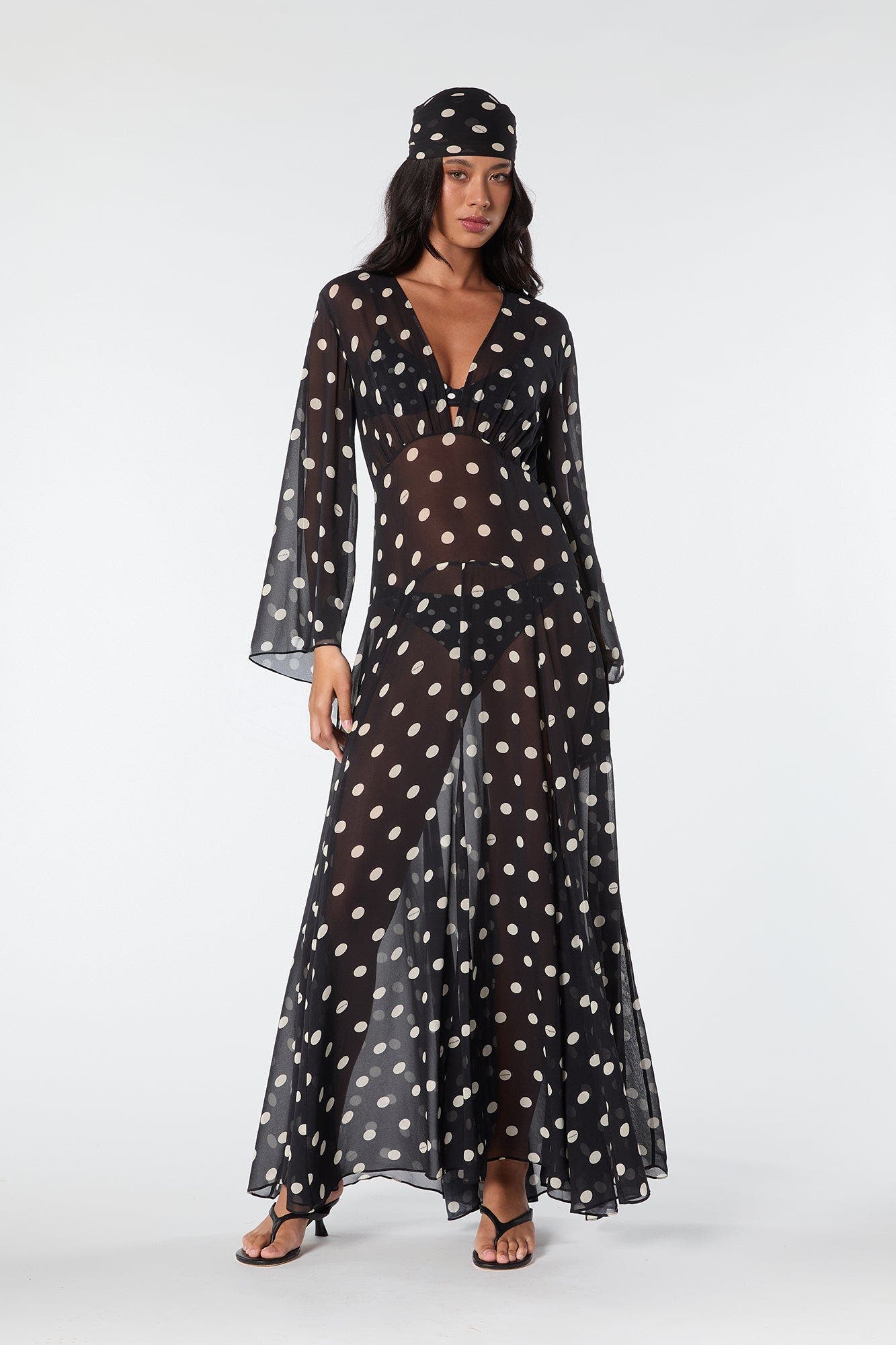 Black Ivory Polka Dot