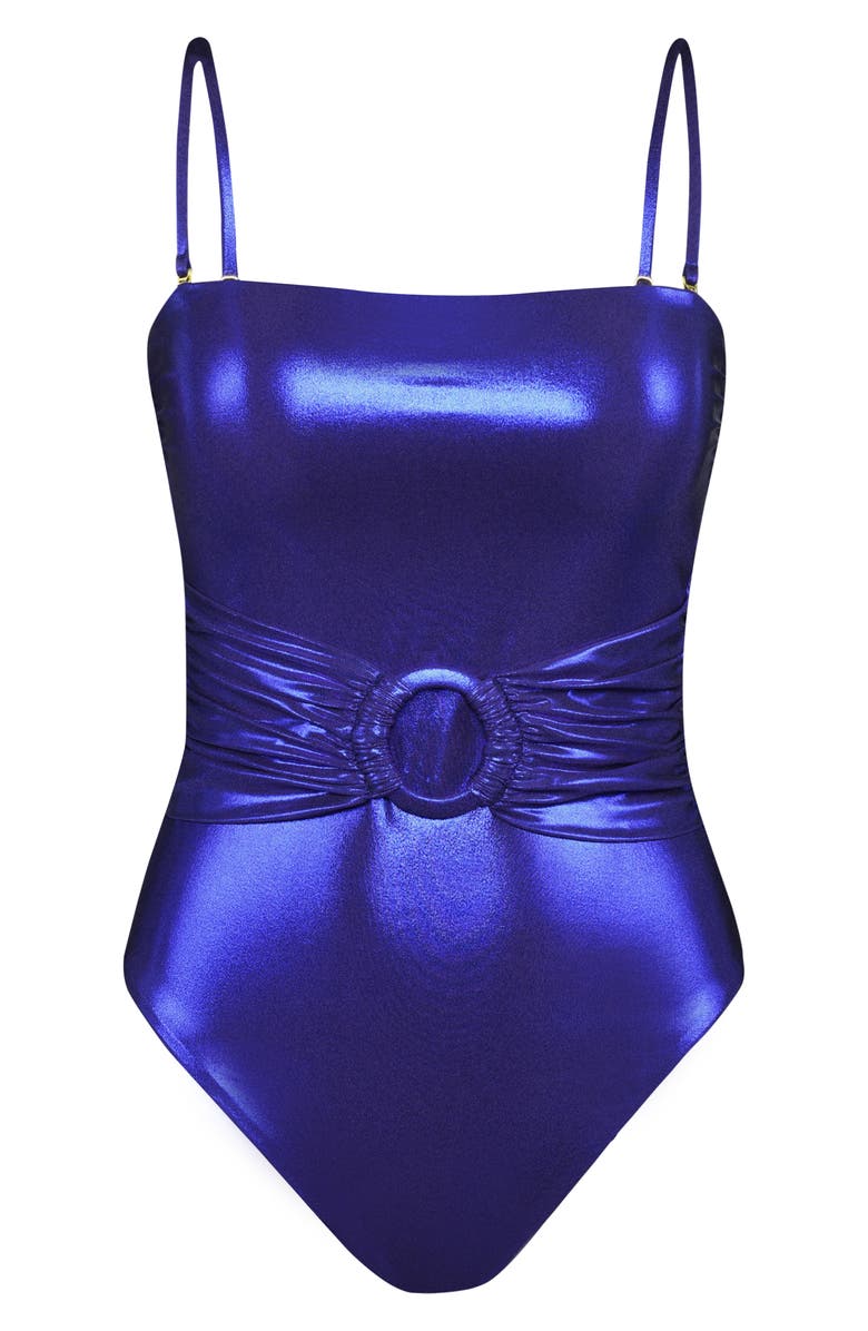 Sunshine 79 Sea Bandeau One-Piece Swimsuit, Alternate, color, Ultramarine