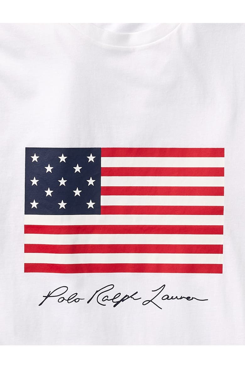 Big & Tall American Flag Graphic Tee, Alternate, color, WHITE