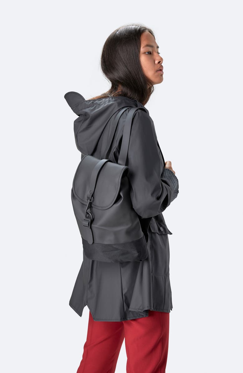 Rains Waterproof Drawstring Backpack, Alternate, color,