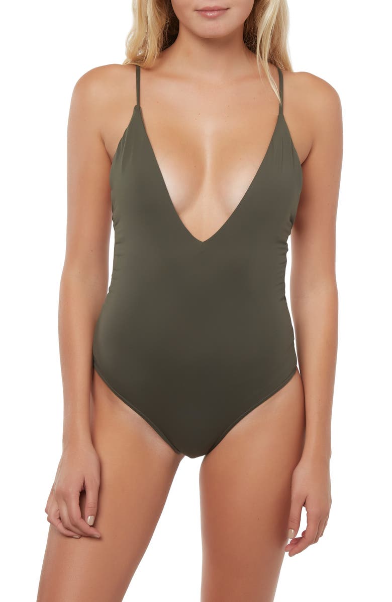 O'Neill Salt Water One-Piece Swimsuit, Main, color,