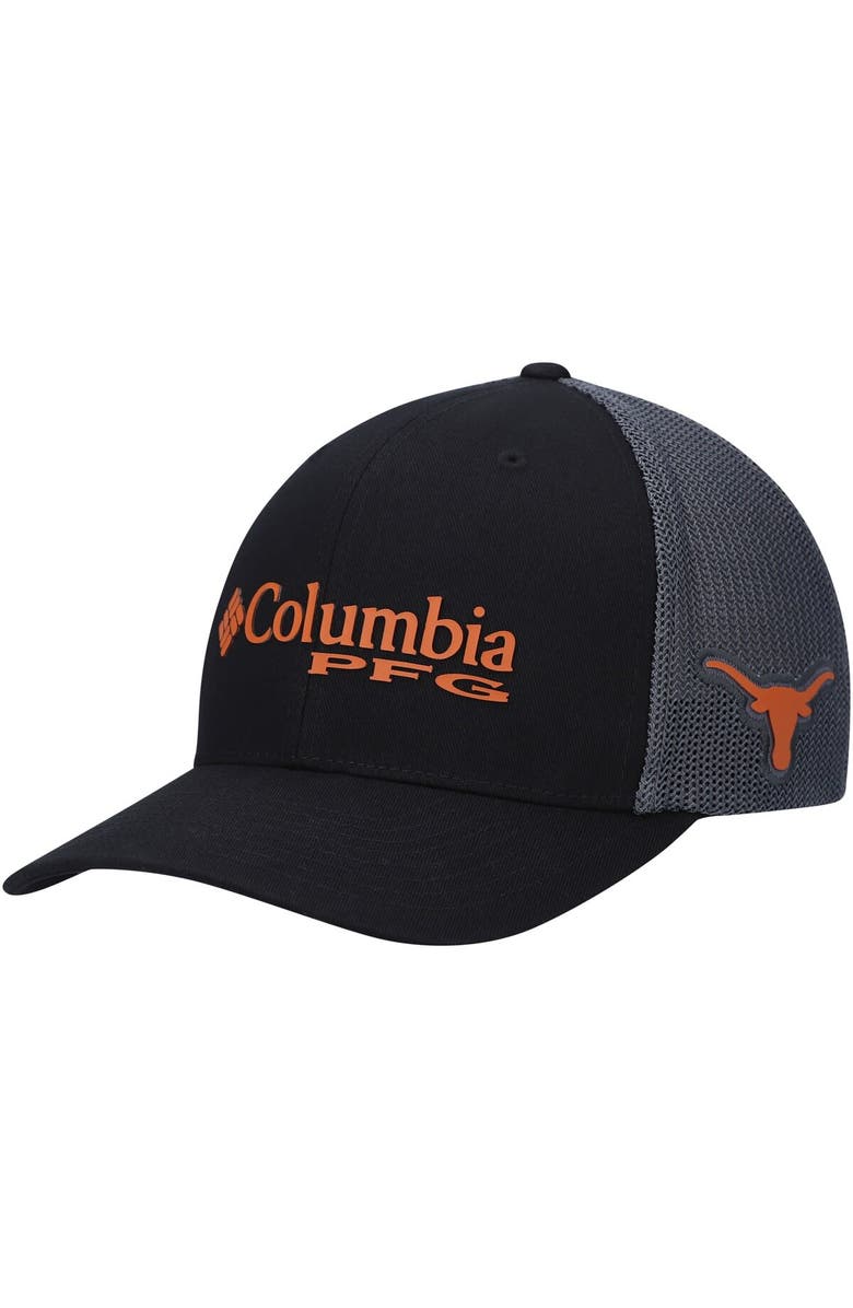 Columbia Men's Columbia Black/Gray Texas Longhorns Collegiate Snapback Hat, Main, color, Black