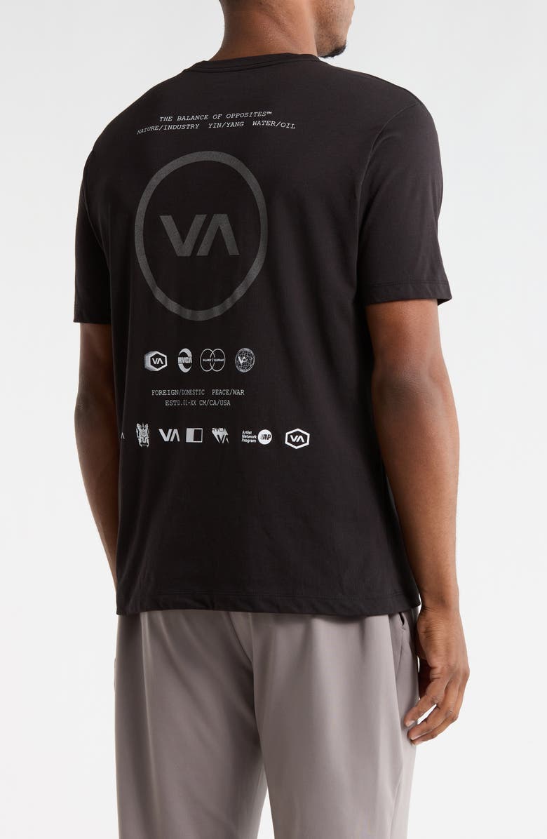 RVCA Symbol Stacks Sport T-Shirt, Alternate, color, Black