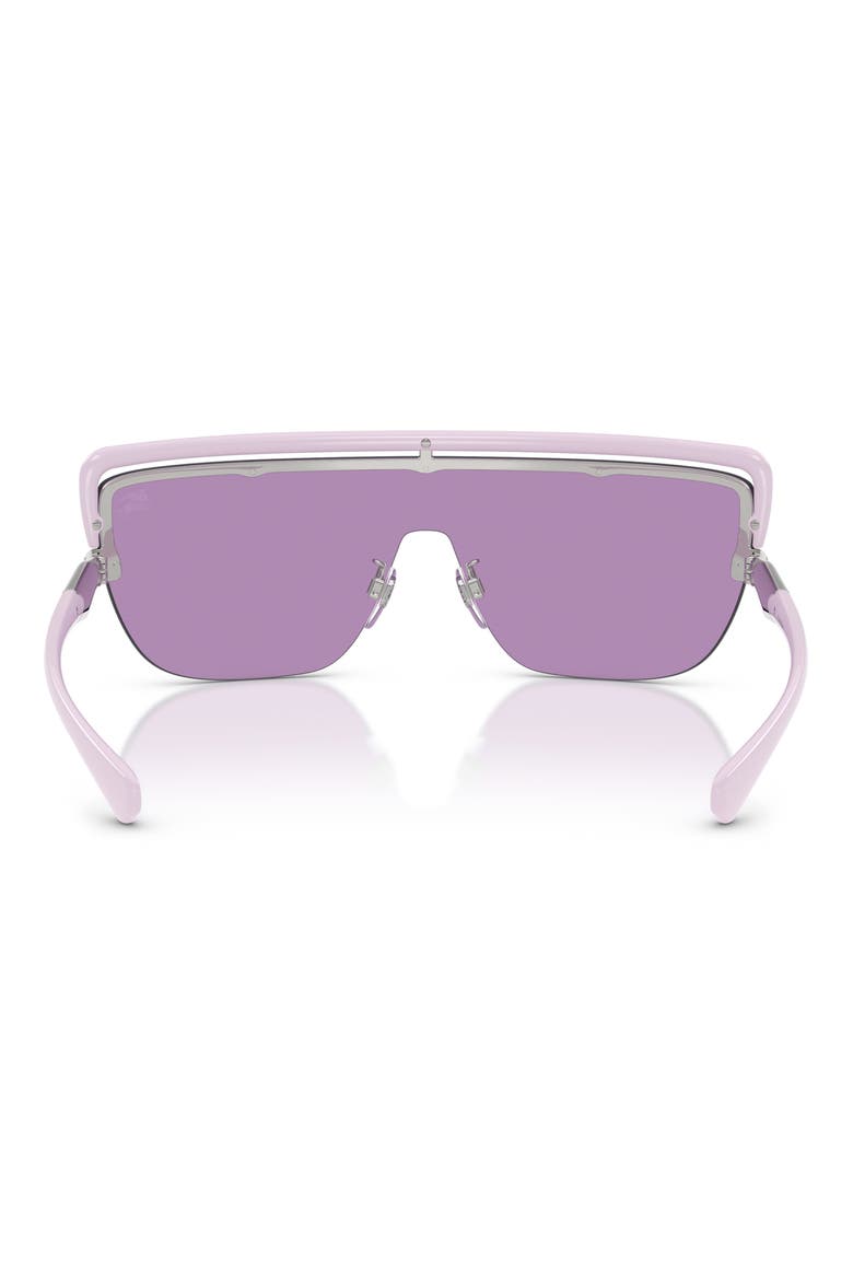 144m Rectangular Shield Sunglasses, Alternate, color, LILAC / VIOLET