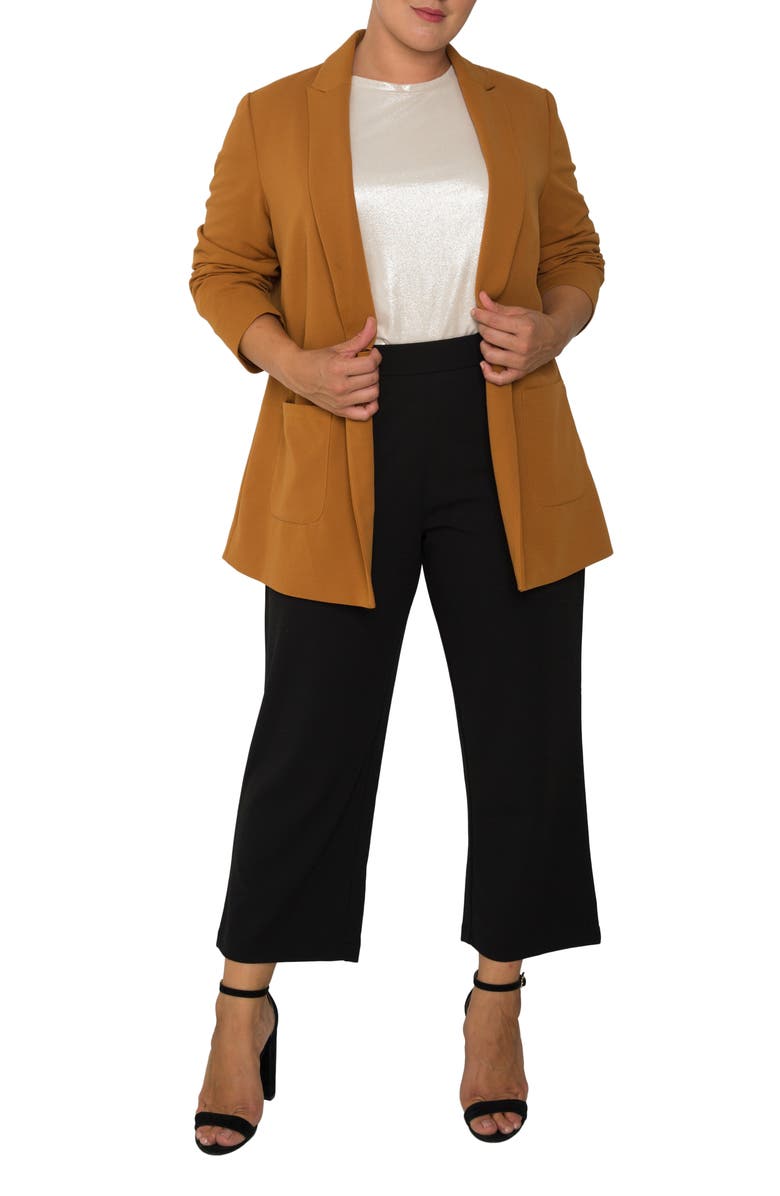Standards & Practices Dorothy Boyfriend Jacket, Alternate, color, Dark Mustard
