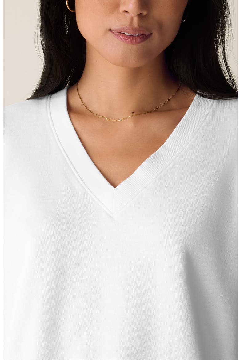 Organic Cotton Sleeveless Top, Alternate, color, WHITE