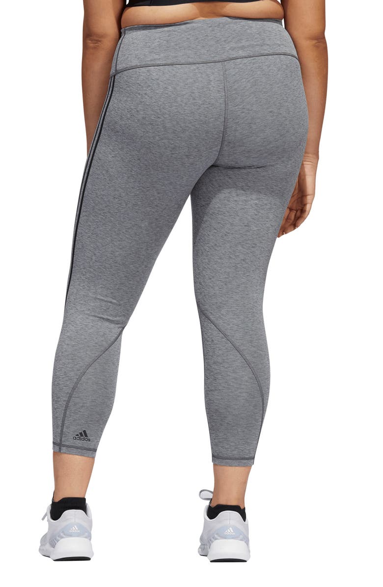 adidas Optime Trainicons 3-Stripes 7/8 Tights, Alternate, color,