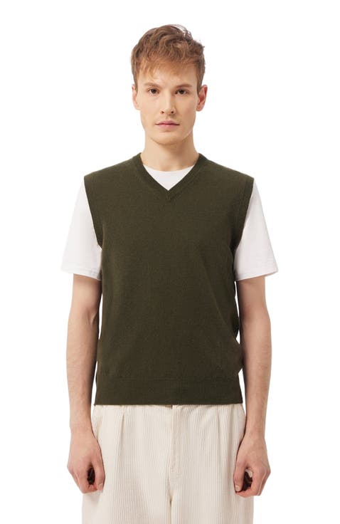 Essential V-Neck Cashmere Vest