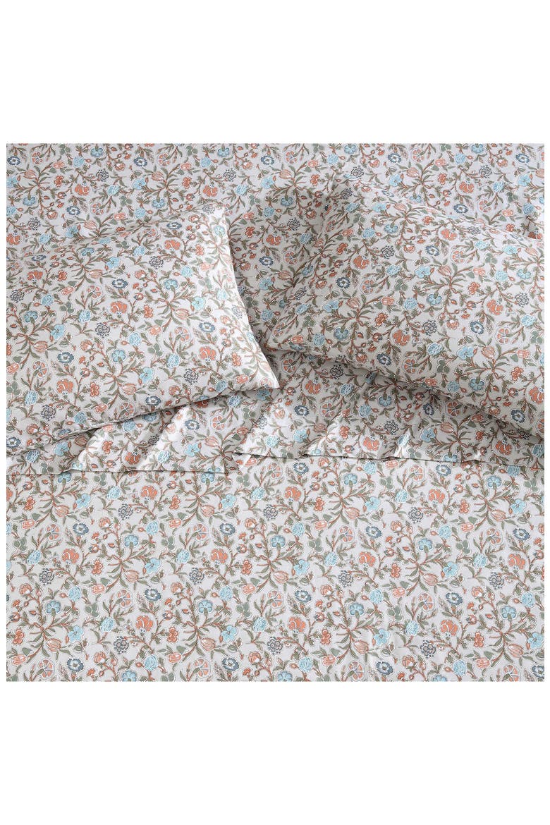 Westward Floral Sheet Set, Alternate, color, BEIGE