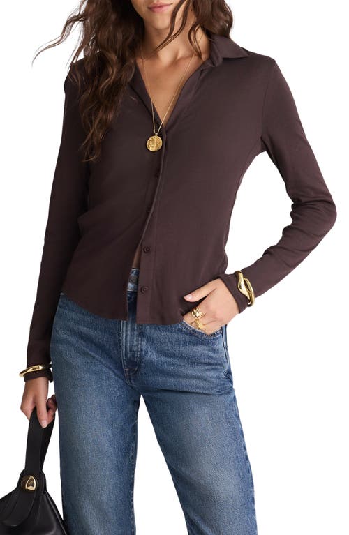 Madewell Camp Long Sleeve Button-up Shirt In Black