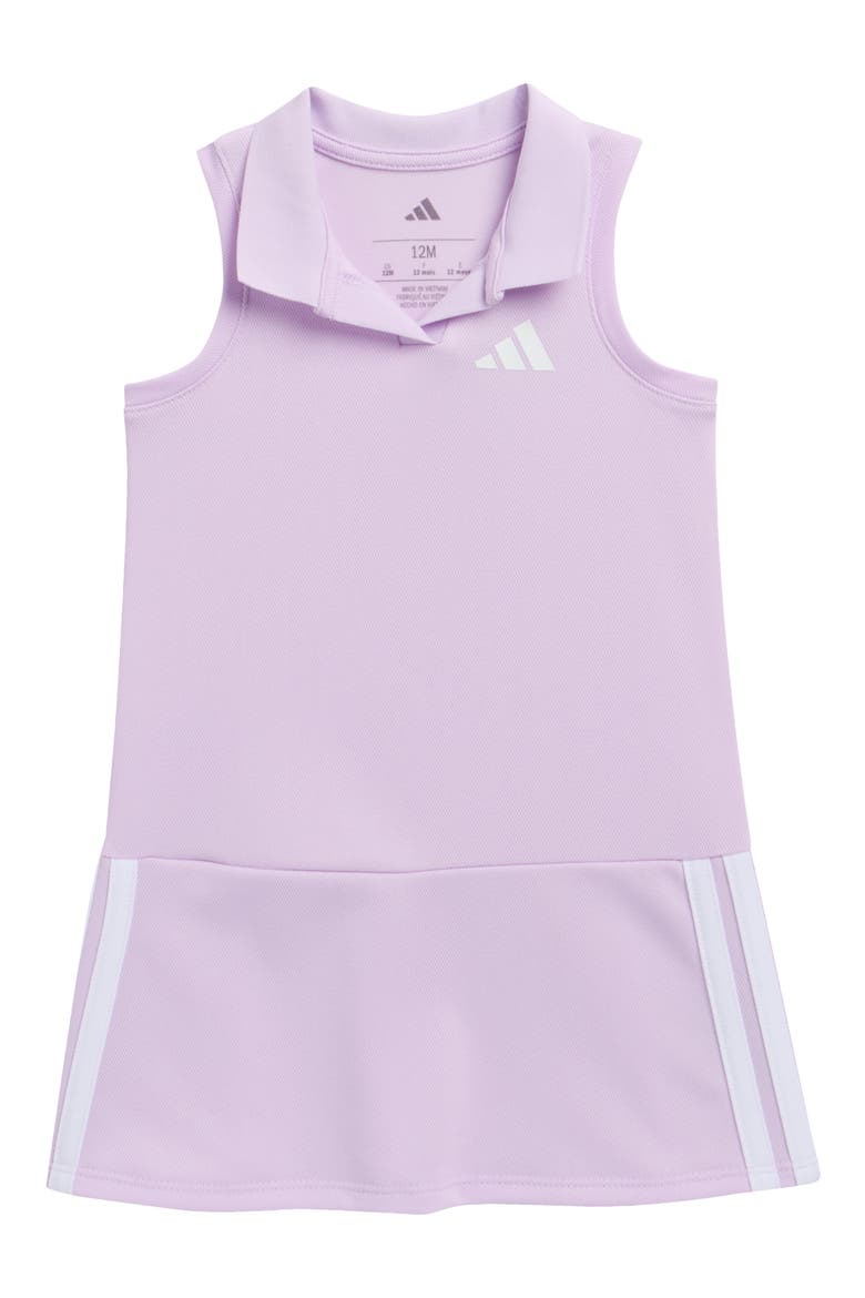 Pique Polo Tennis Dress, Main, color, ICE LAVENDER