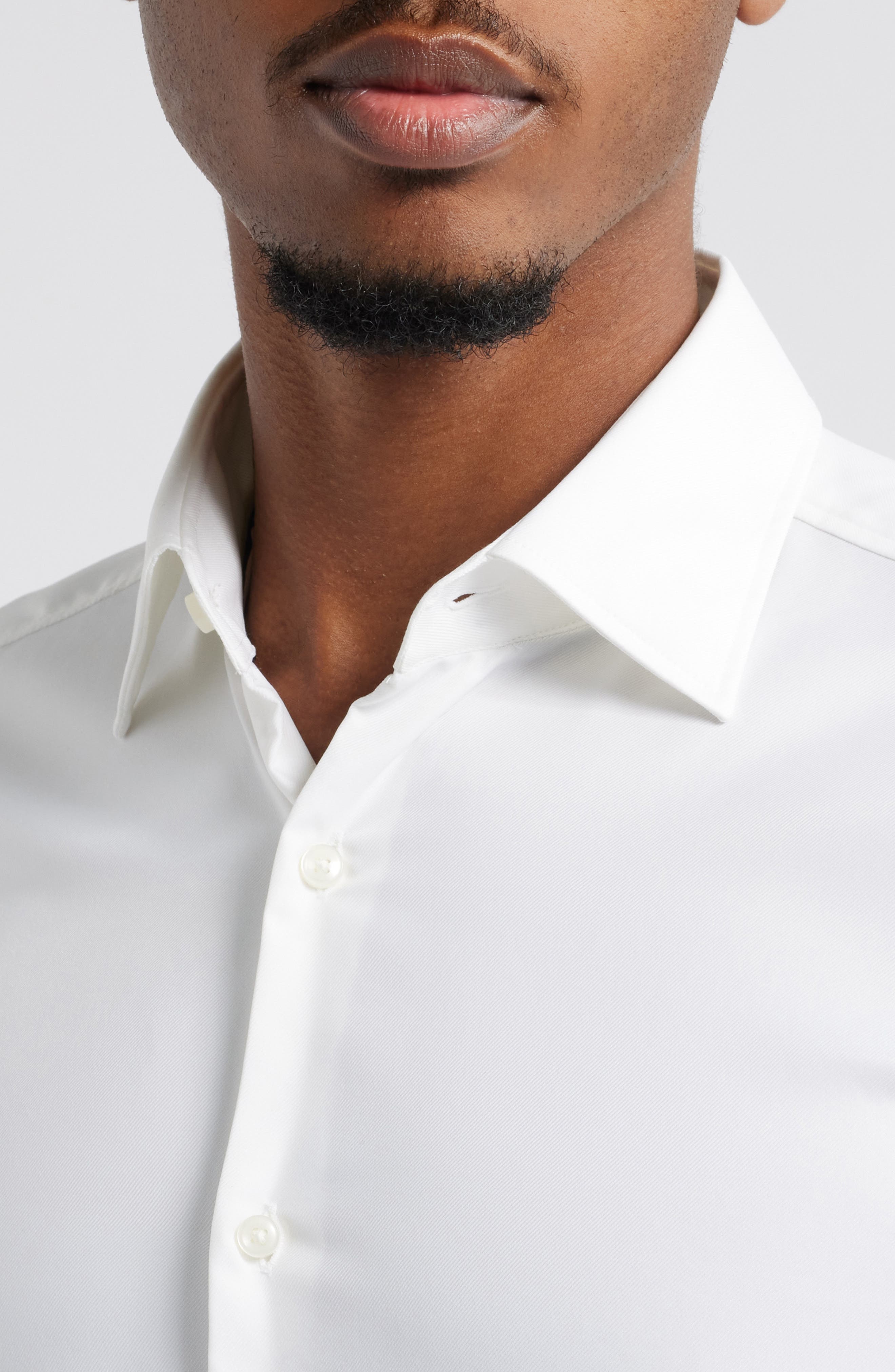 Hank Kent Slim Fit Performance Stretch Dress Shirt - image 4