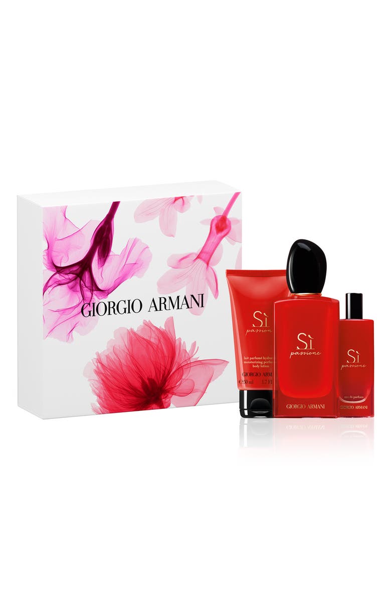 ARMANI beauty Sí Passione Eau de Parfum Set (Limited Edition) USD $217 Value, Main, color,