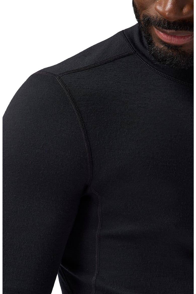 Cedars Rws Merino Mid-Wt Baselayer 1/4-Zip Top - Men's, Alternate, color, Black