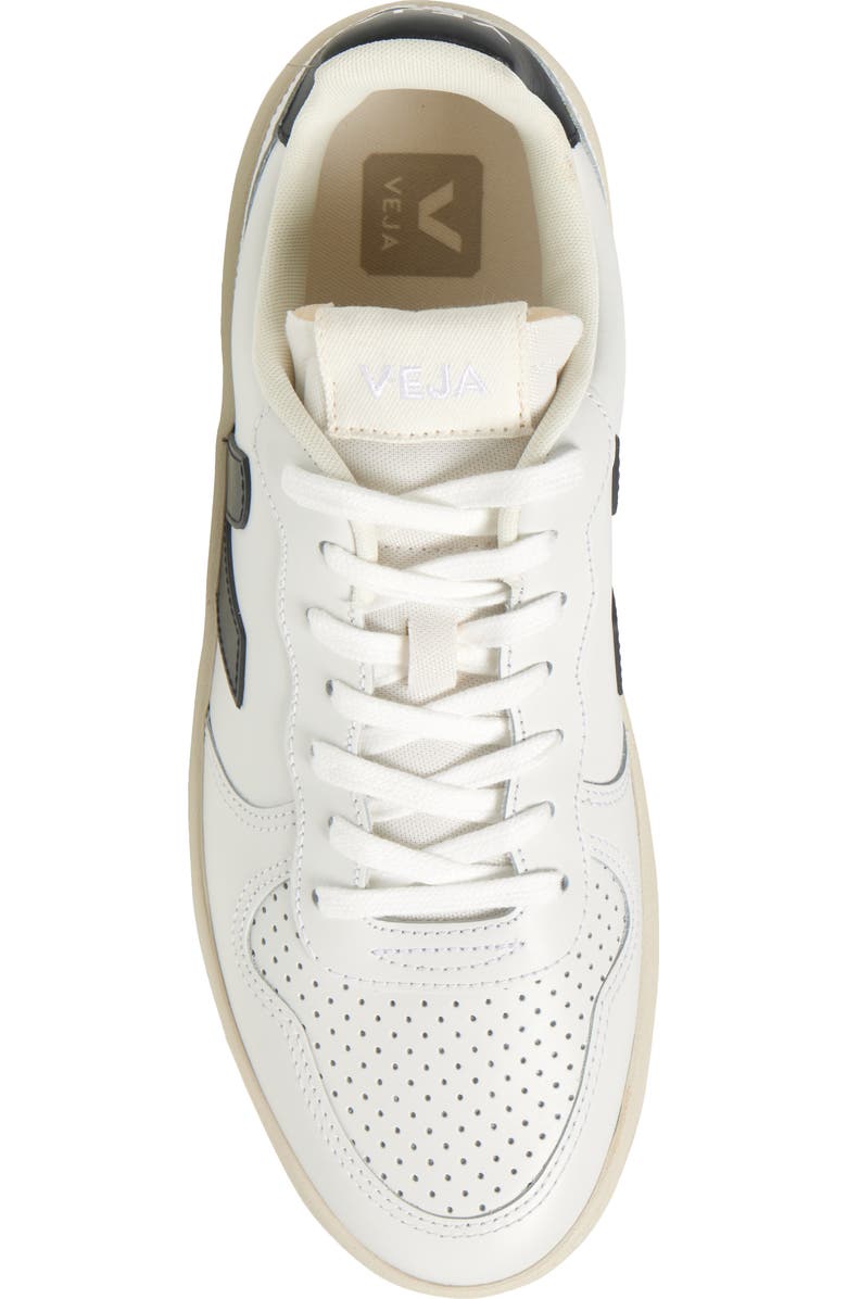 Veja V-10 Sneaker, Alternate, color, Extra-White/ Black