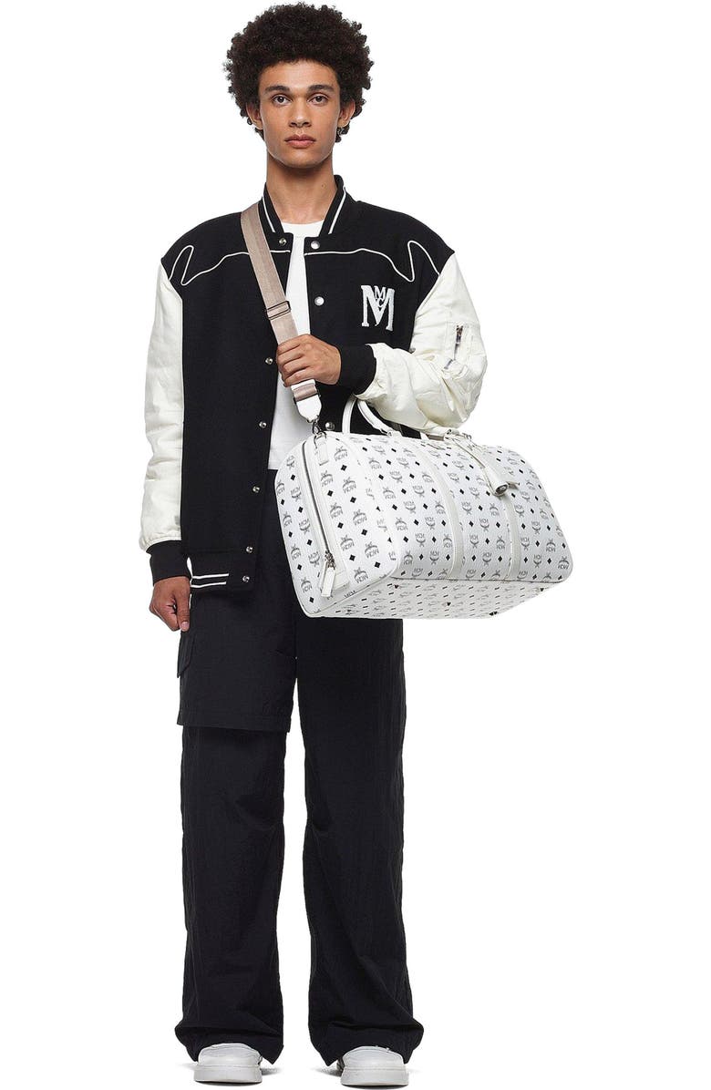 MCM Ottomar Weekender Bag in Visetos, Alternate, color,