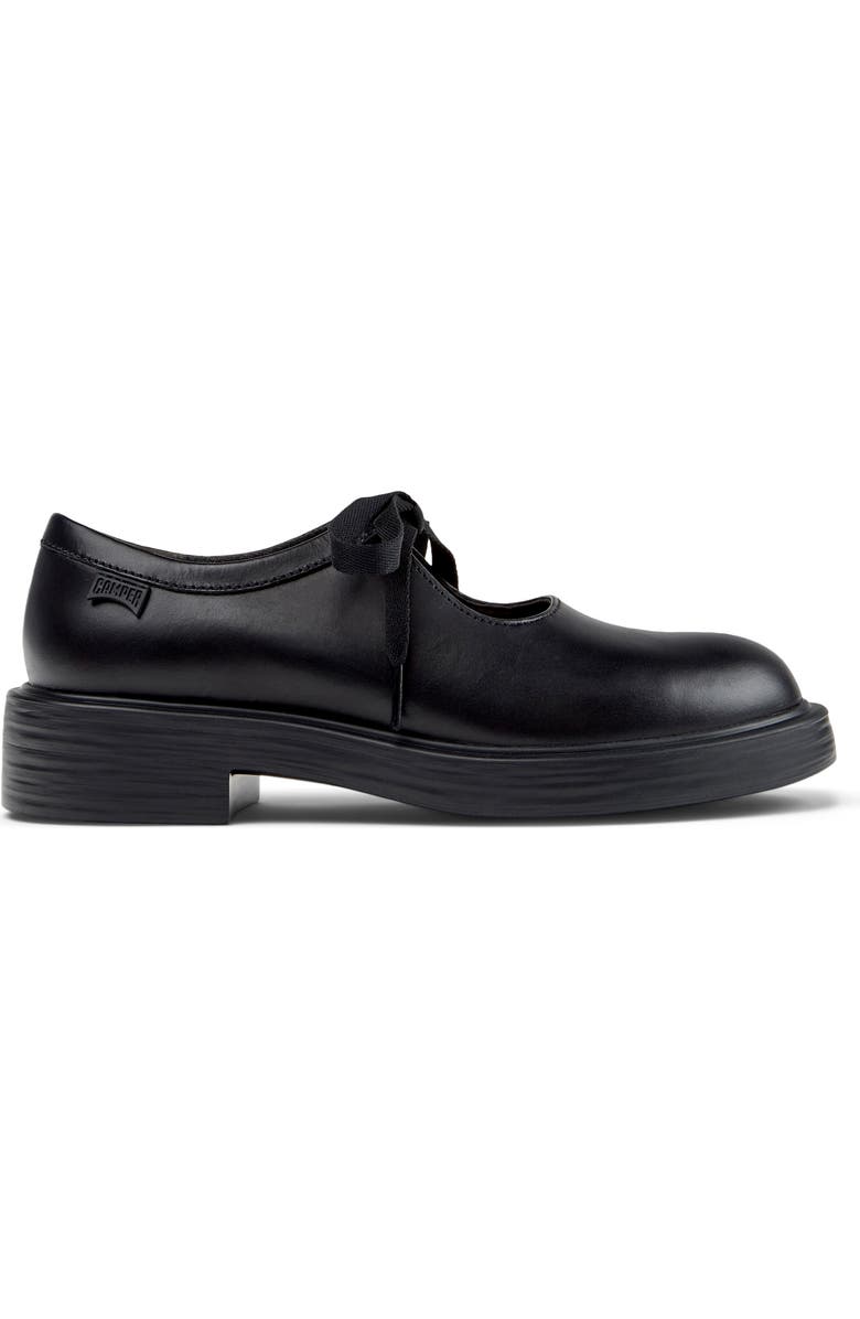 Camper Dean Mary Jane Flat, Alternate, color, Black