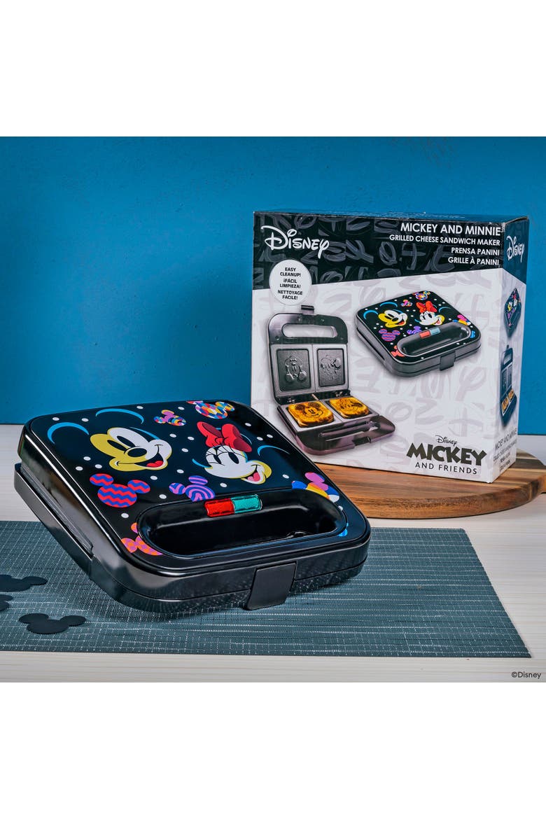 Disney Mickey Mouse and Minnie Mouse Sandwich Maker, Alternate, color, None