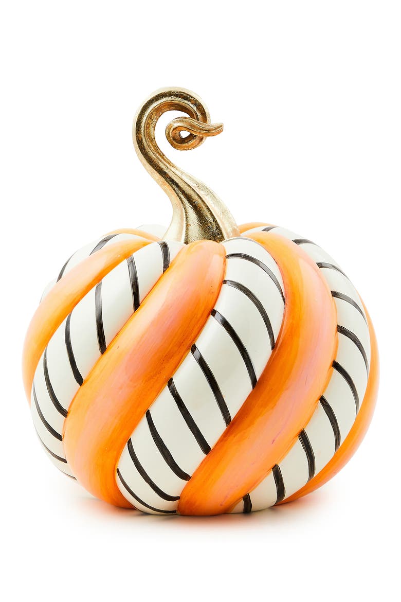 Candy Swirl Medium Halloween Pumpkin, Main, color, ORANGE