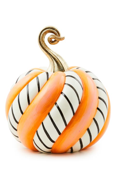 Candy Swirl Medium Halloween Pumpkin