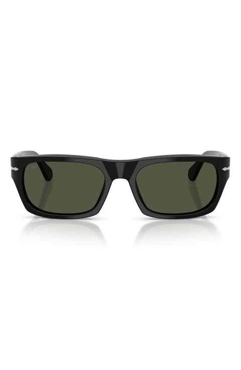 55mm Rectangular Sunglasses