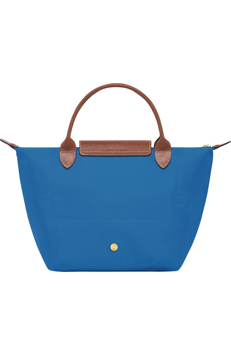 Longchamp Small Le Pliage Green Recycled Canvas Top Handle Bag, Alternate, color,