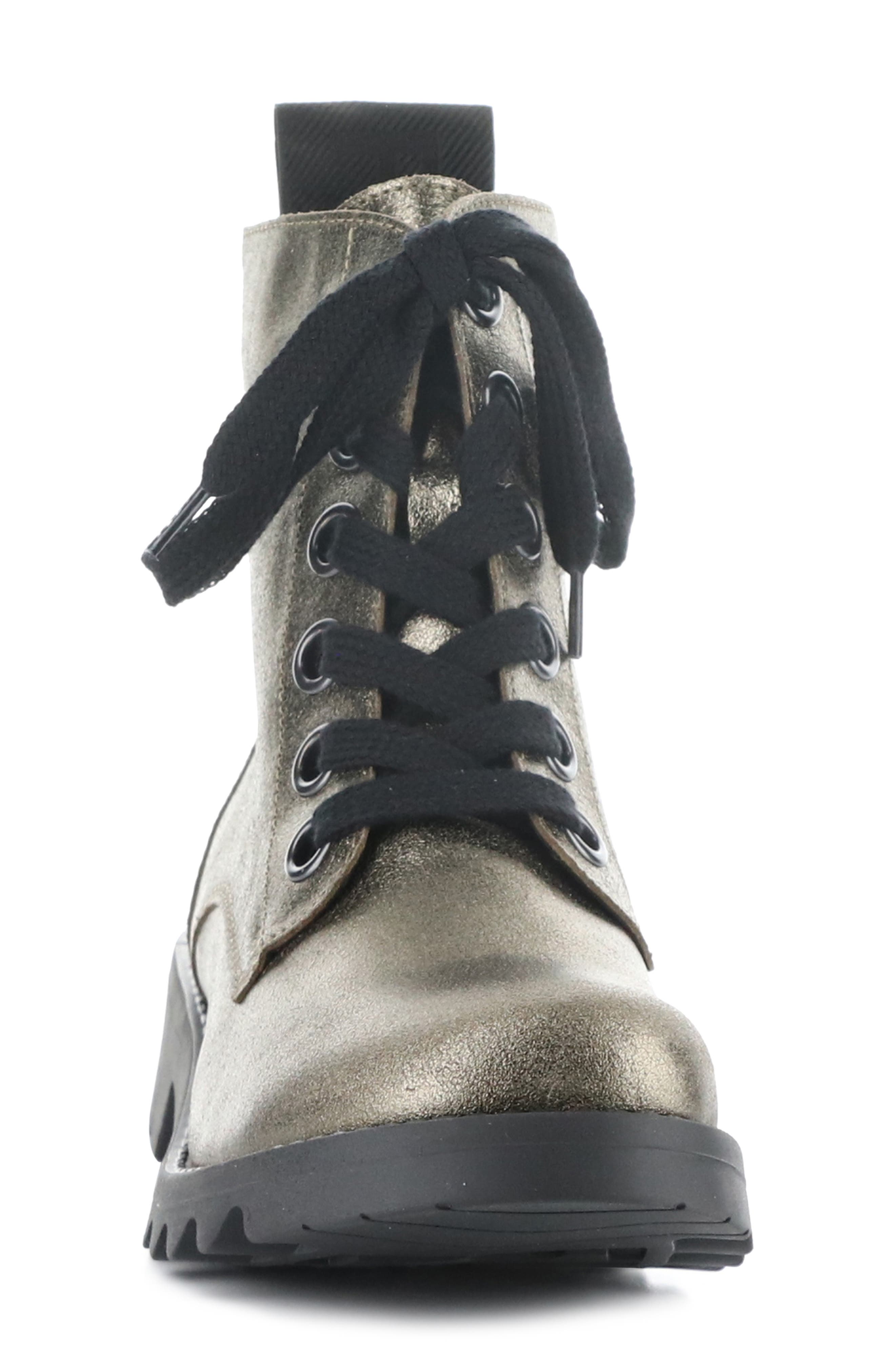 Fly London Ragi Combat Boot, Alternate, color, 040 Dk Gold Valley