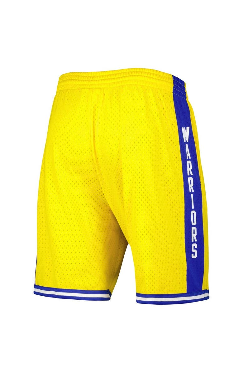 Mitchell & Ness Men's Mitchell & Ness Gold Golden State Warriors 1974-75 Hardwood Classics Swingman Shorts, Alternate, color, 