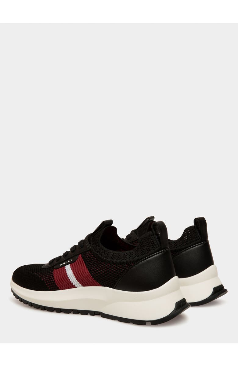 Bally Outline Sneaker in Knit Lined with Leather, Alternate, color, Black