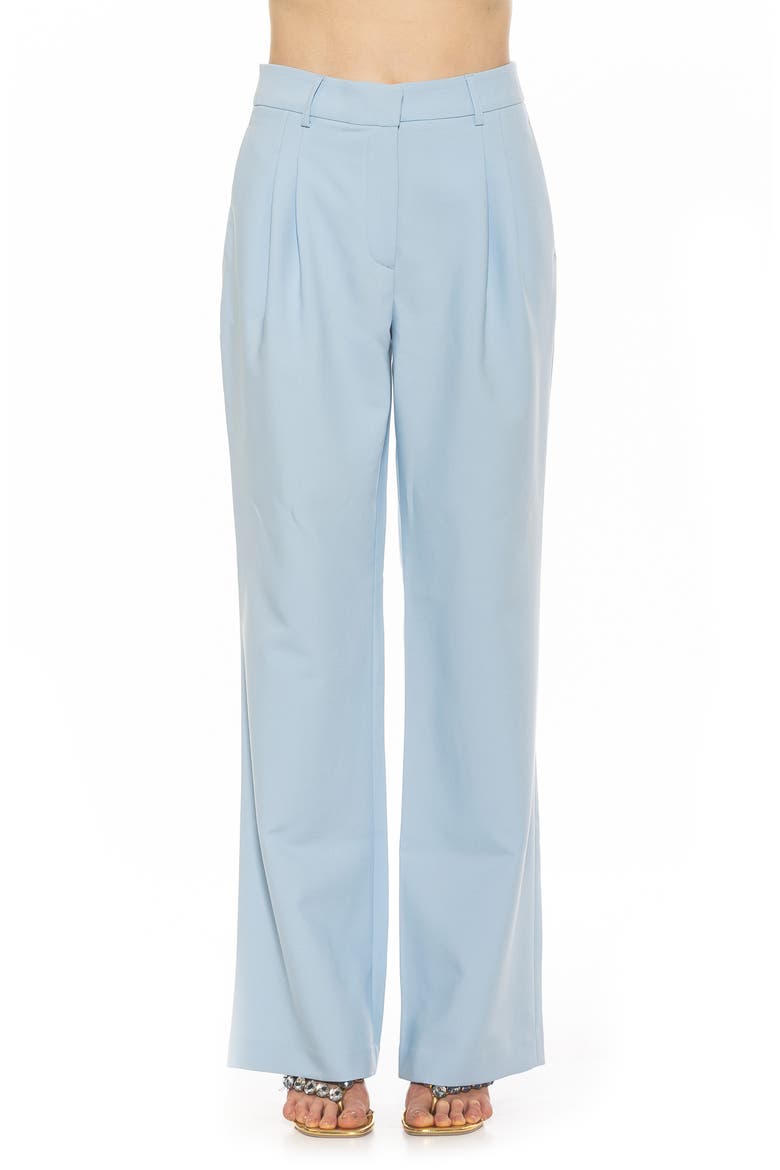 Ellie Pleated Wide Leg Pants, Main, color, HALOGEN BLUE