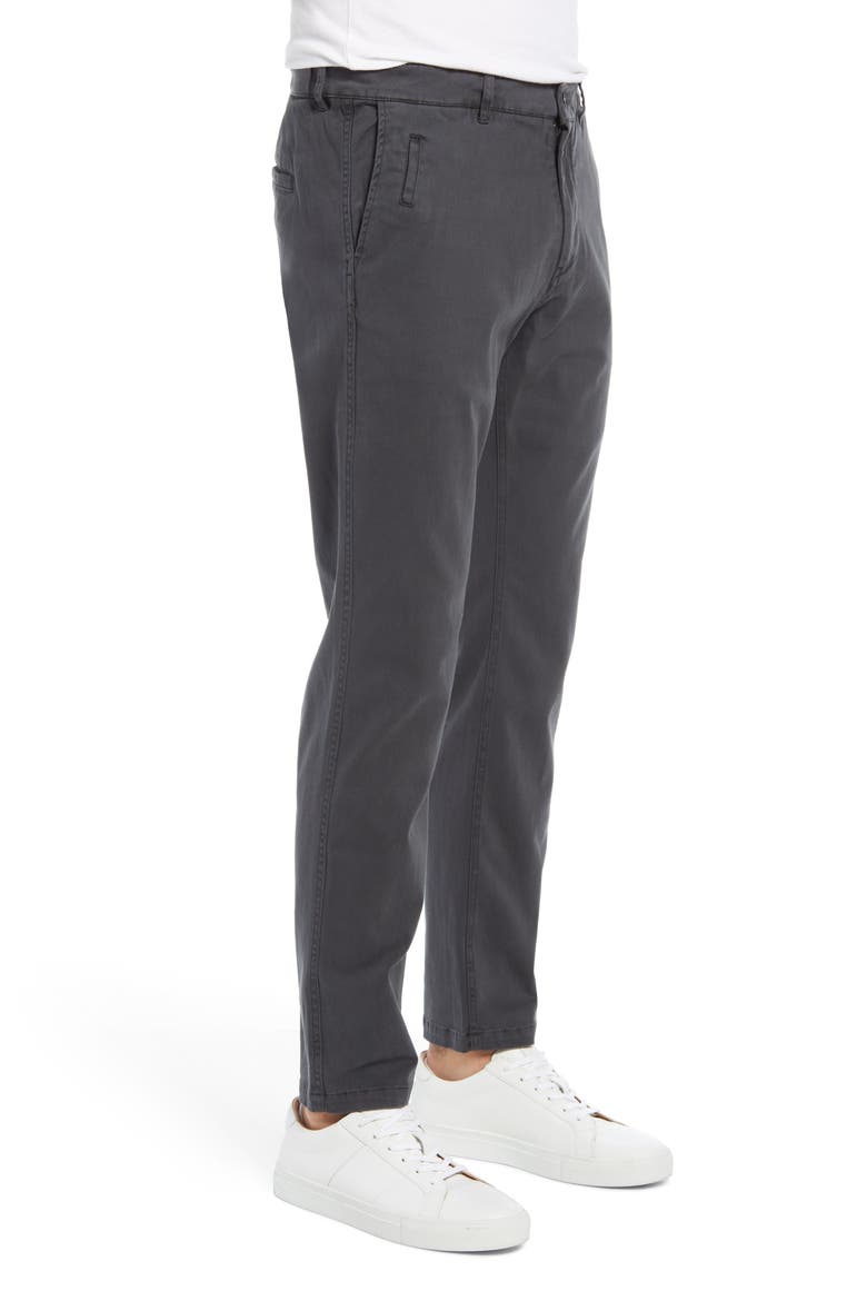 Thomas Cotton Twill Pants, Alternate, color, CHARCOAL
