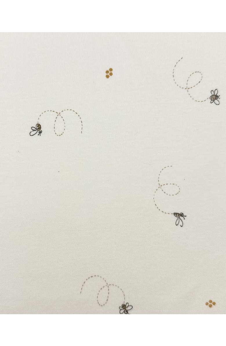 Colored Organics Afton Bodysuit, Alternate, color, Bees / Pewter