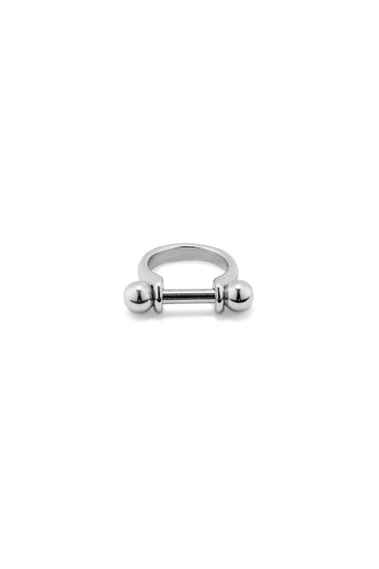 Sterling Silver-Plated Ring, Main, color, Silver