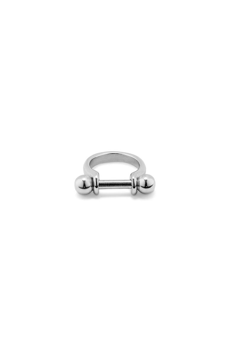 UNODE50 Sterling Silver-Plated Ring, Main, color, Silver