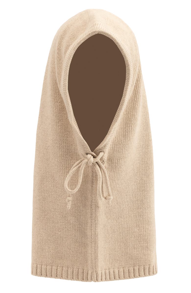 Echo Drapey Balaclava, Alternate, color, Cream