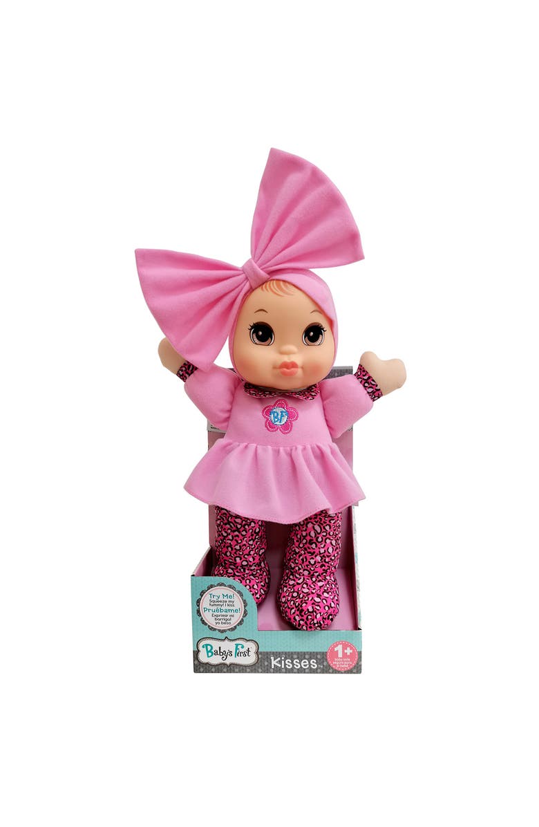 Baby's First Kisses Baby Doll Toy With Pink Top All Ages, Alternate, color, Multicolored