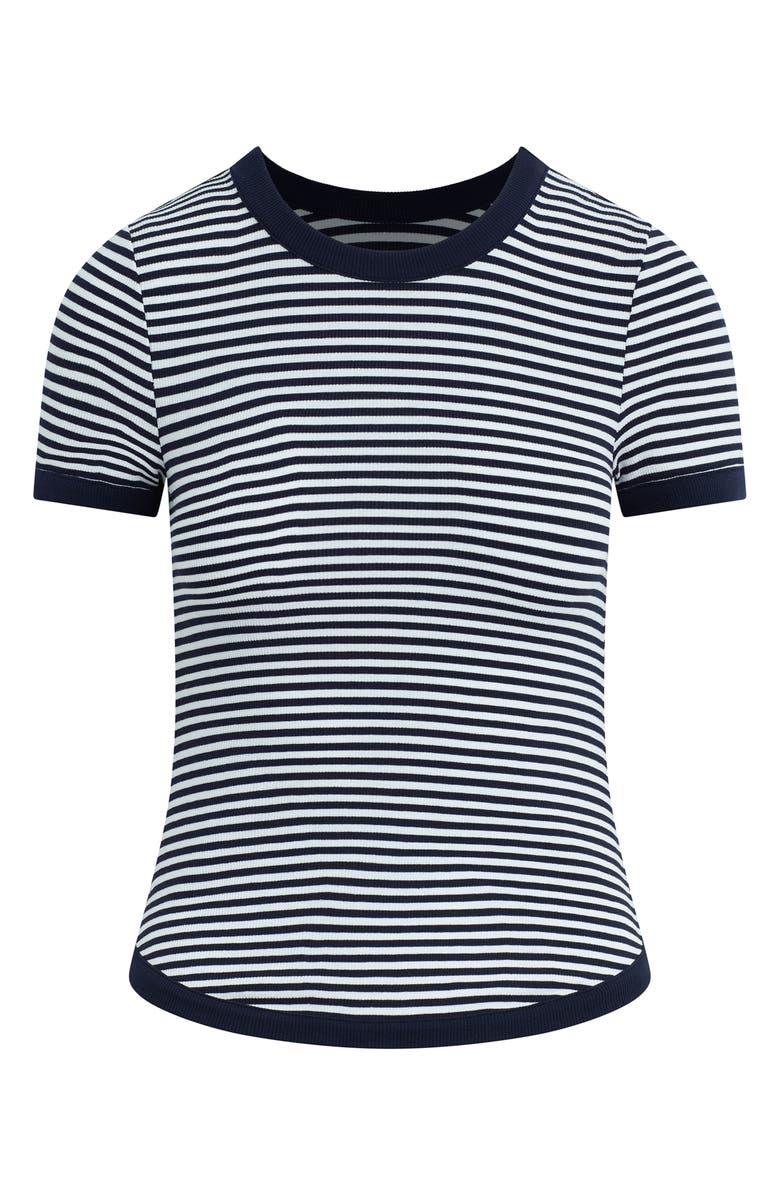 Favorite Daughter The Foundation Stripe T-Shirt, Alternate, color, Navy/ White Stripe