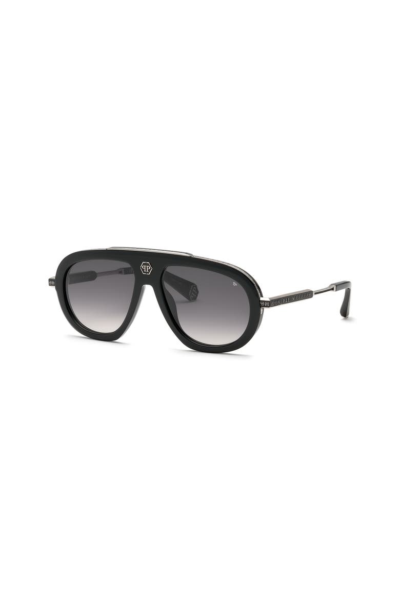 Plein Legacy Sunglasses Men, Alternate, color, black/black