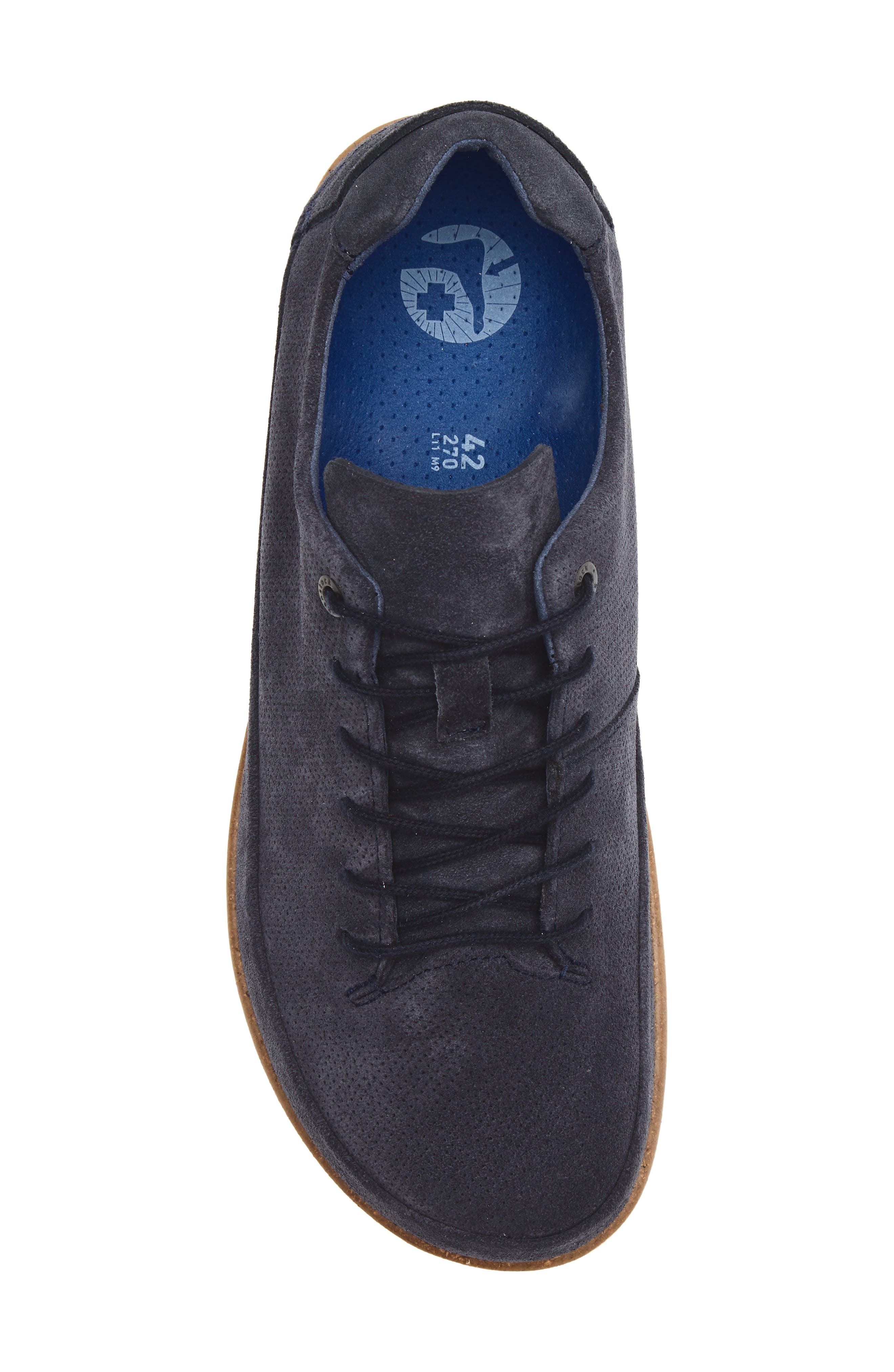 Honnef Embossed Suede Sneaker, Alternate, color, MIDNIGHT