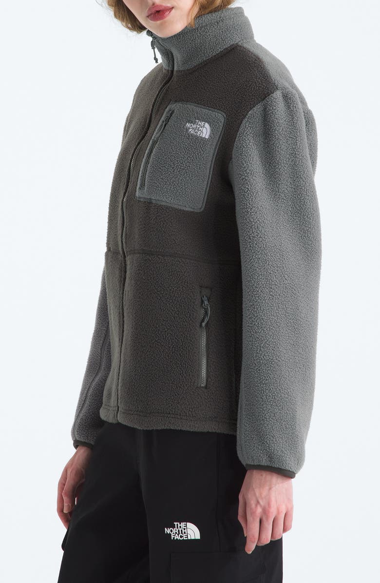 The North Face Yumiori Recycled Fleece Jacket, Alternate, color, Anthracite Grey/ Smoked Pearl