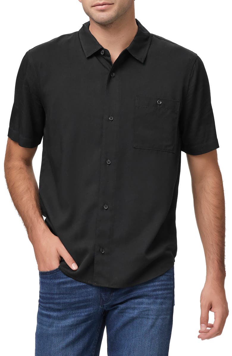 PAIGE Wilmer Short Sleeve Button-Up Shirt, Main, color, 