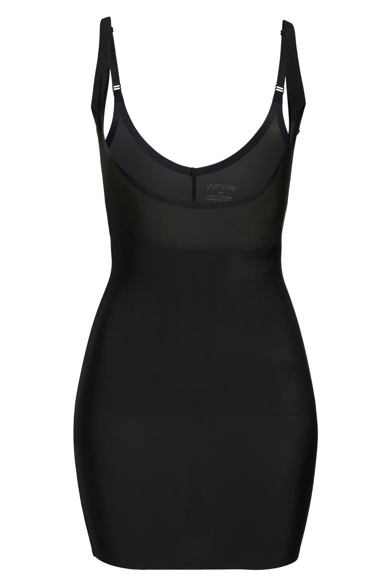 3-in-1 Open Bust Shaping Slip, Alternate, color, BLACK