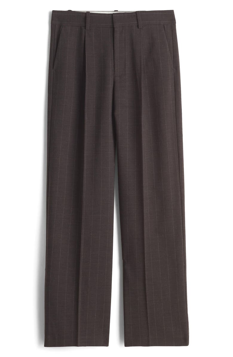 Madewell Pinstripe Slouchy Wide Leg Pants, Alternate, color, 