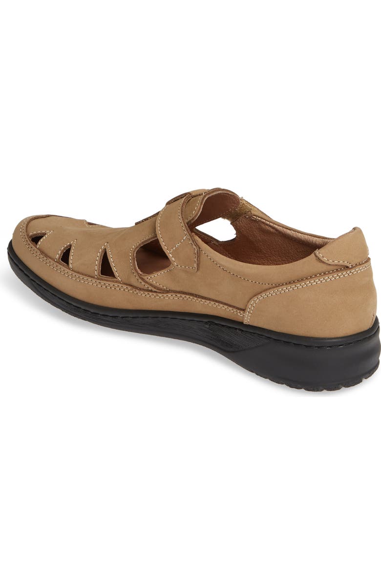 David Tate Catania Walking Sandal, Alternate, color, Beige Nubuck Leather