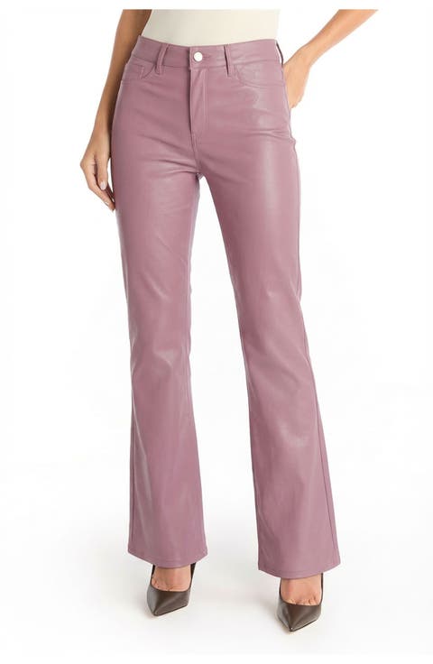 Aria Coated Flare Jean